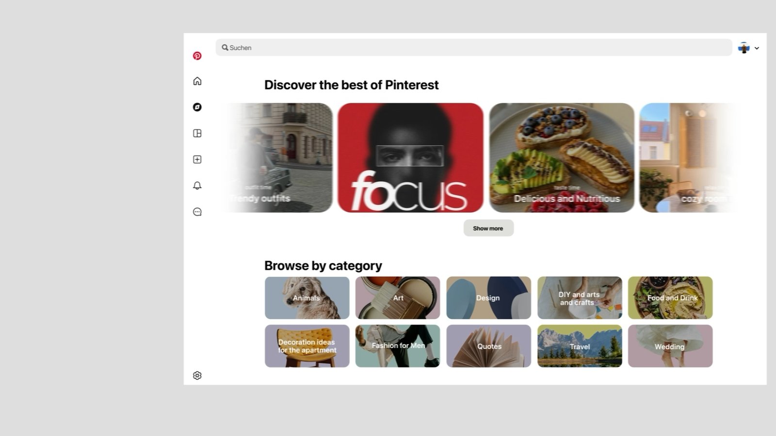 Pinterest, frame 1