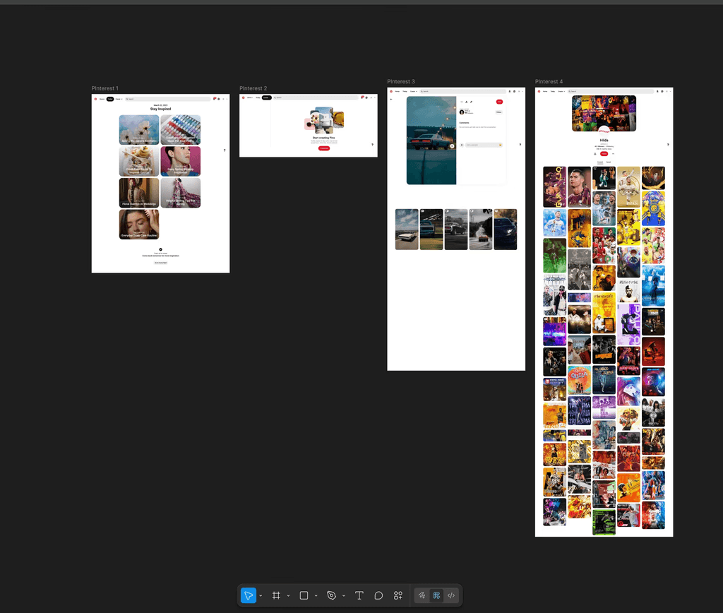 Concept and storyboard workspace